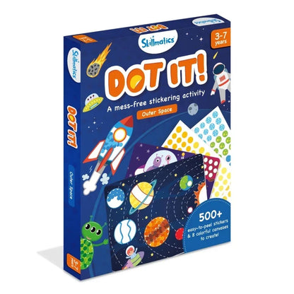 Skillmatics Dot it Outer Space No mess sticker art Ages 3 to 7