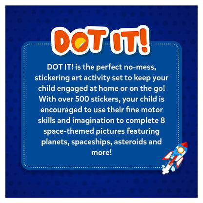 Skillmatics Dot it Outer Space No mess sticker art Ages 3 to 7