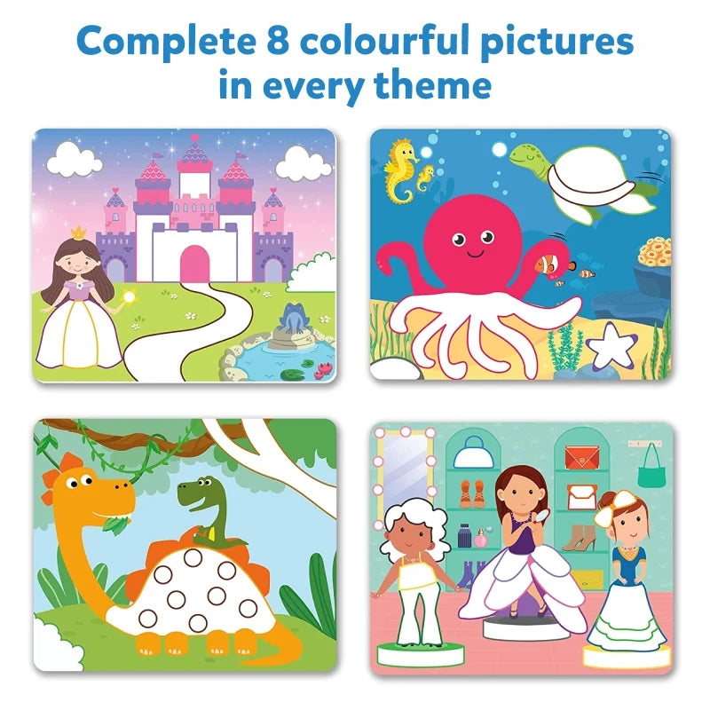 Skillmatics Dot it Mega Combo No mess sticker art Ages 3 to 7
