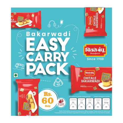 Chitale Bandhu bakarwadi easy carry pack