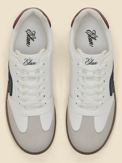 Campus ELAN 07 White Mens Formal Sneakers