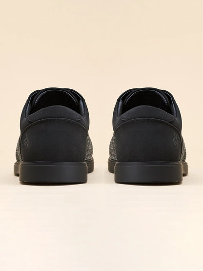 Campus ELAN 26 Black Mens Formal Sneakers