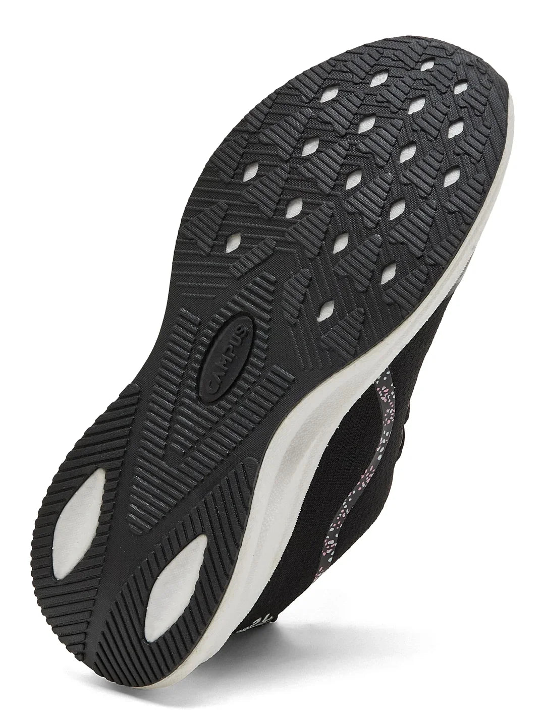 Campus ELUNO Black Womens Running Shoes