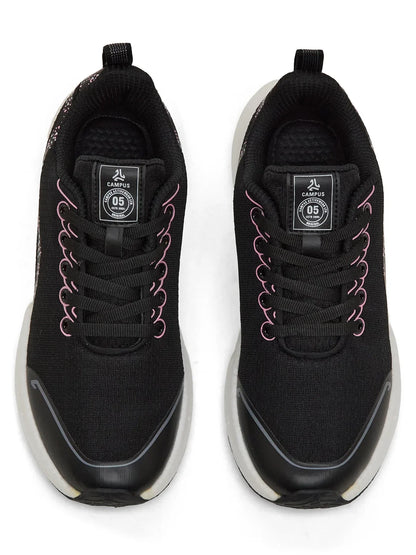Campus ELUNO Black Womens Running Shoes