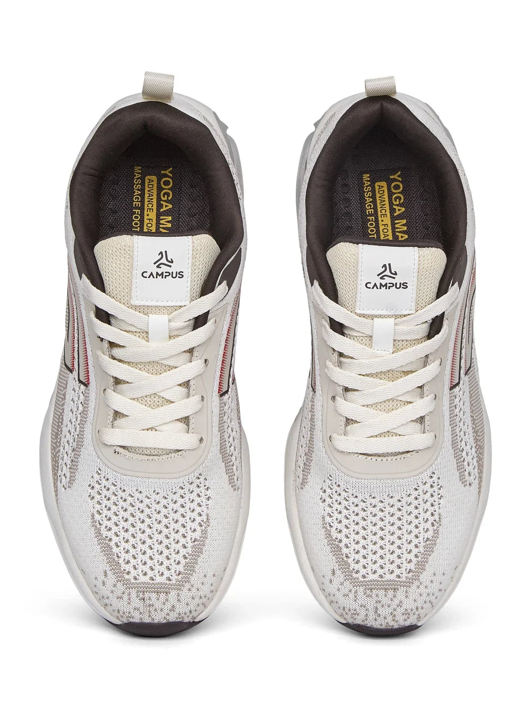 Campus ENCLAVE Off White Mens Running Shoes