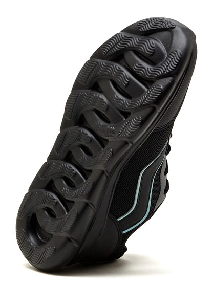 Campus EVARO Black Mens Running Shoes