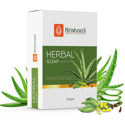 Krishna'S Herbal & Ayurveda Herbal Extract Soap 