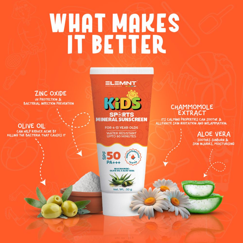 Elemnt Kids Sports Mineral Sunscreen For - Year Olds product showcase buy online