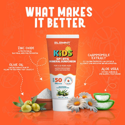 Elemnt Kids Sports Mineral Sunscreen For - Year Olds product showcase buy online