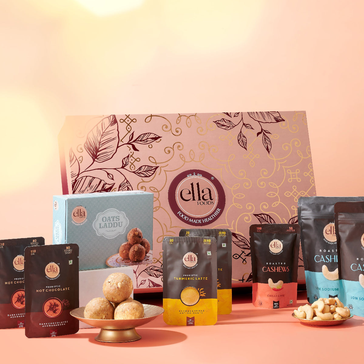 Ella Foods Majestic Diwali Hamper Box of Gourmet Goodies