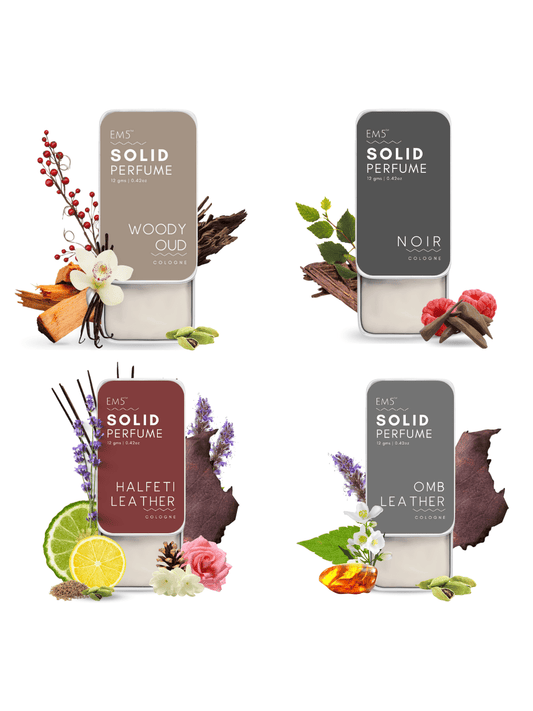 House of EM5 Alpha Set of 4 Solid Perfumes