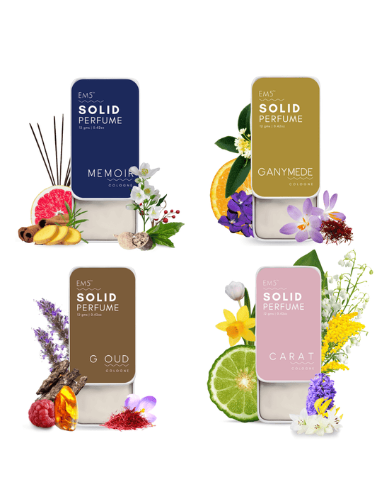 House of EM5 Unisex Set of 4 Solid Perfumes