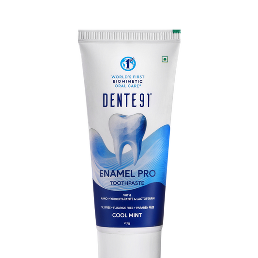 Tube of Dente91 Enamel Pro Toothpaste