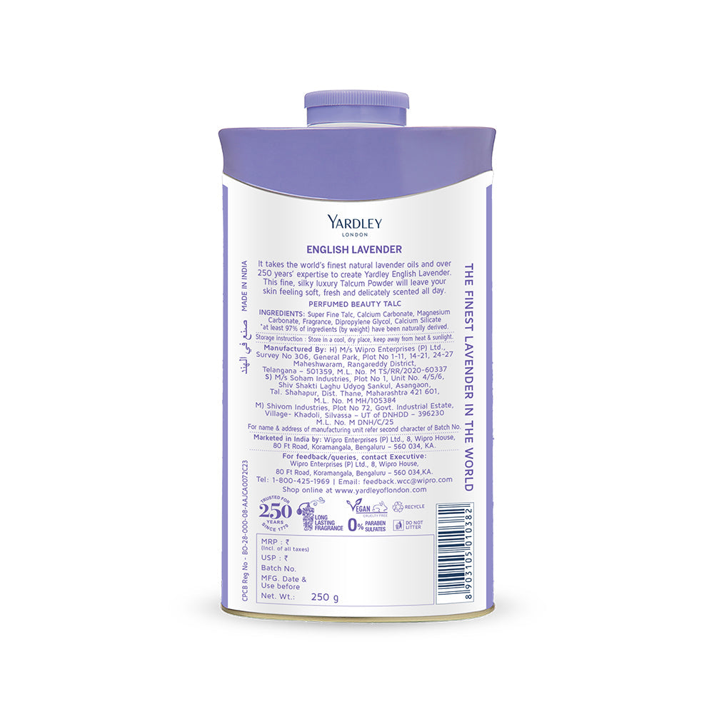 English lavender Perfumed Talc
