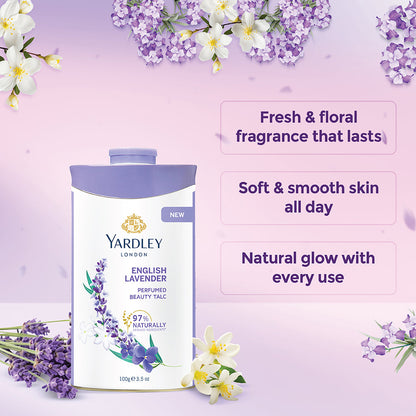 English lavender Perfumed Talc