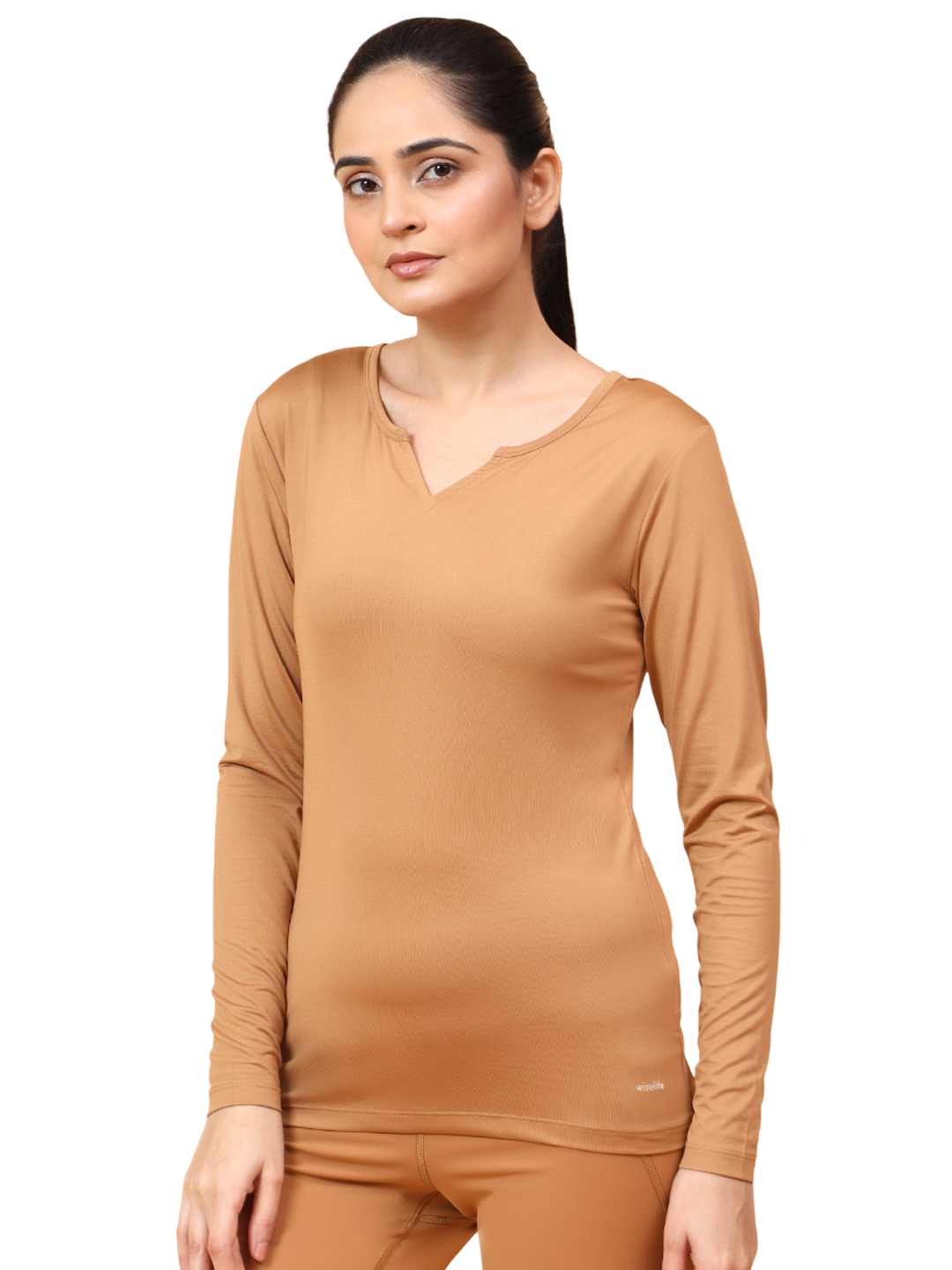 Active Full Sleeves T-shirt (Brown)