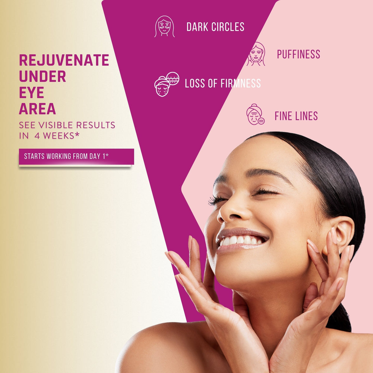 Skin Deli Cashmere Eyes under-eye cream in a sleek jar, targeting dark circles, puffiness, and fine lines. - Image 3