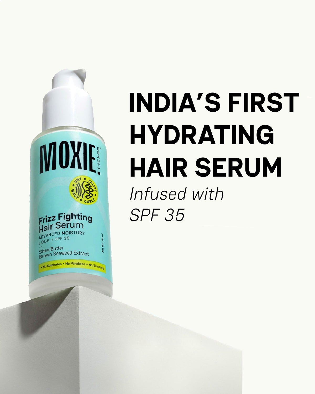 Moxie Beauty Frizz Fighting Hair Serum (SPF 35) 50ml