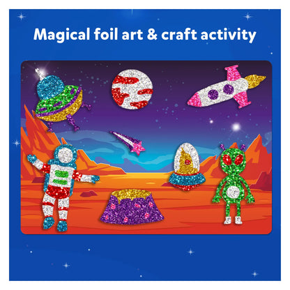 Skillmatics Foil Fun Space Safari Combo No Mess Art Kit Ages 4 to 9
