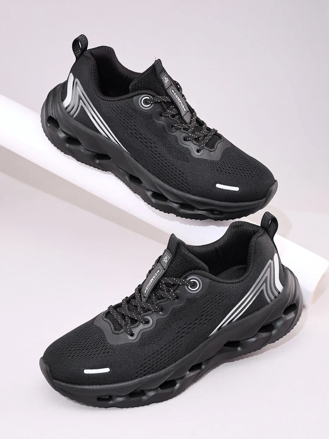 Campus FLASK N Black Mens Running Shoes