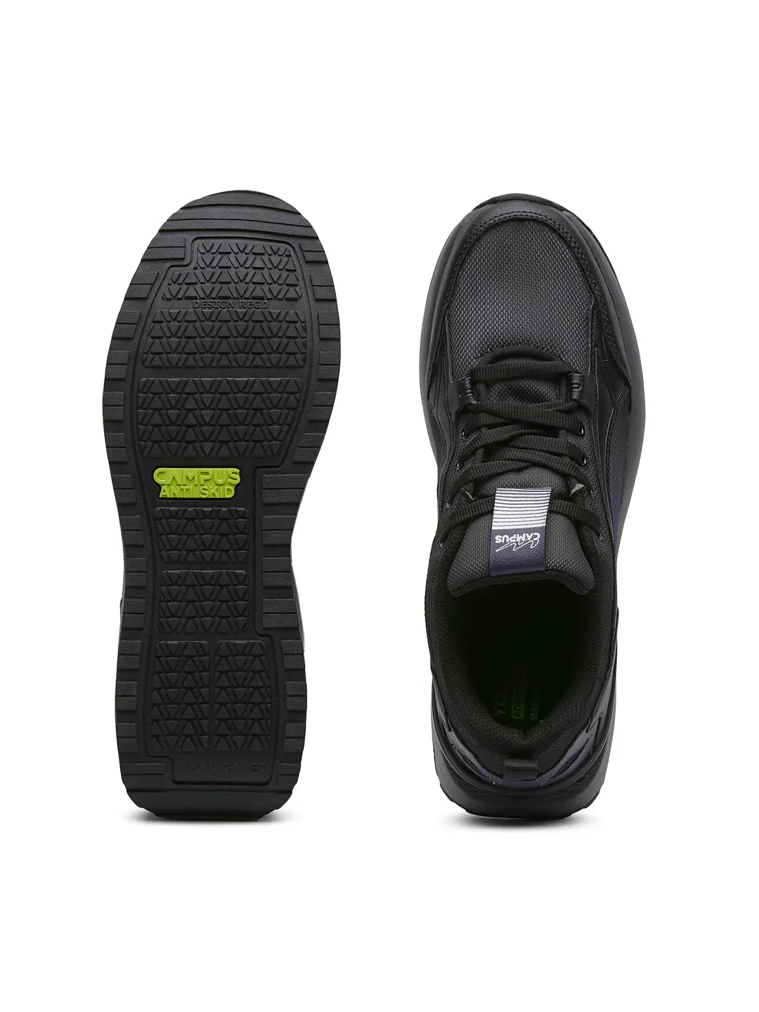Campus FLOAT Black Mens Sneakers