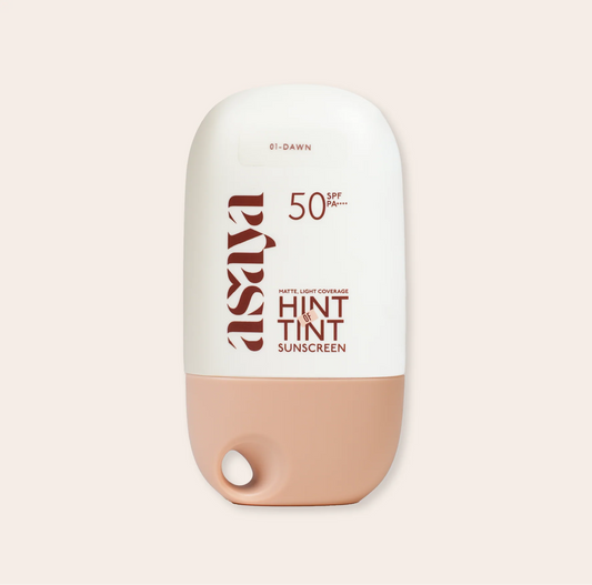 Asaya Hint of Tint SPF 50 Tinted Sunscreen
