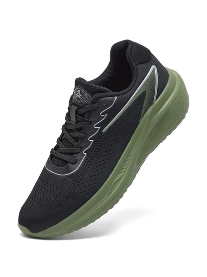 Campus FORCE Black Mens Running Shoes