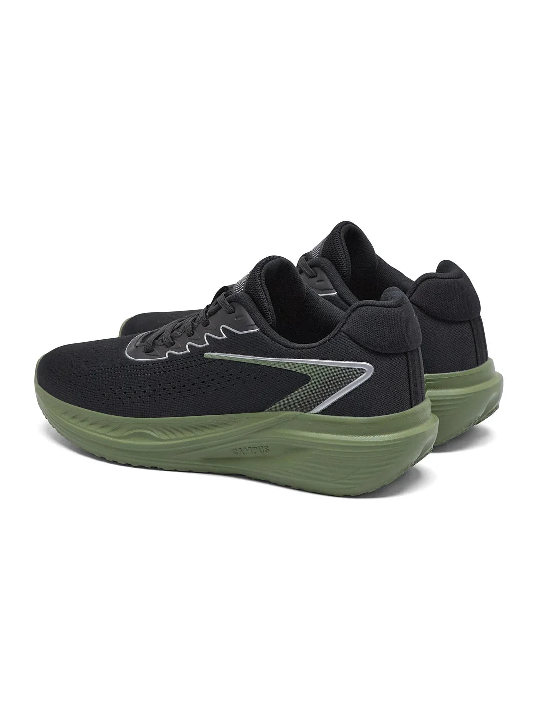 Campus FORCE Black Mens Running Shoes