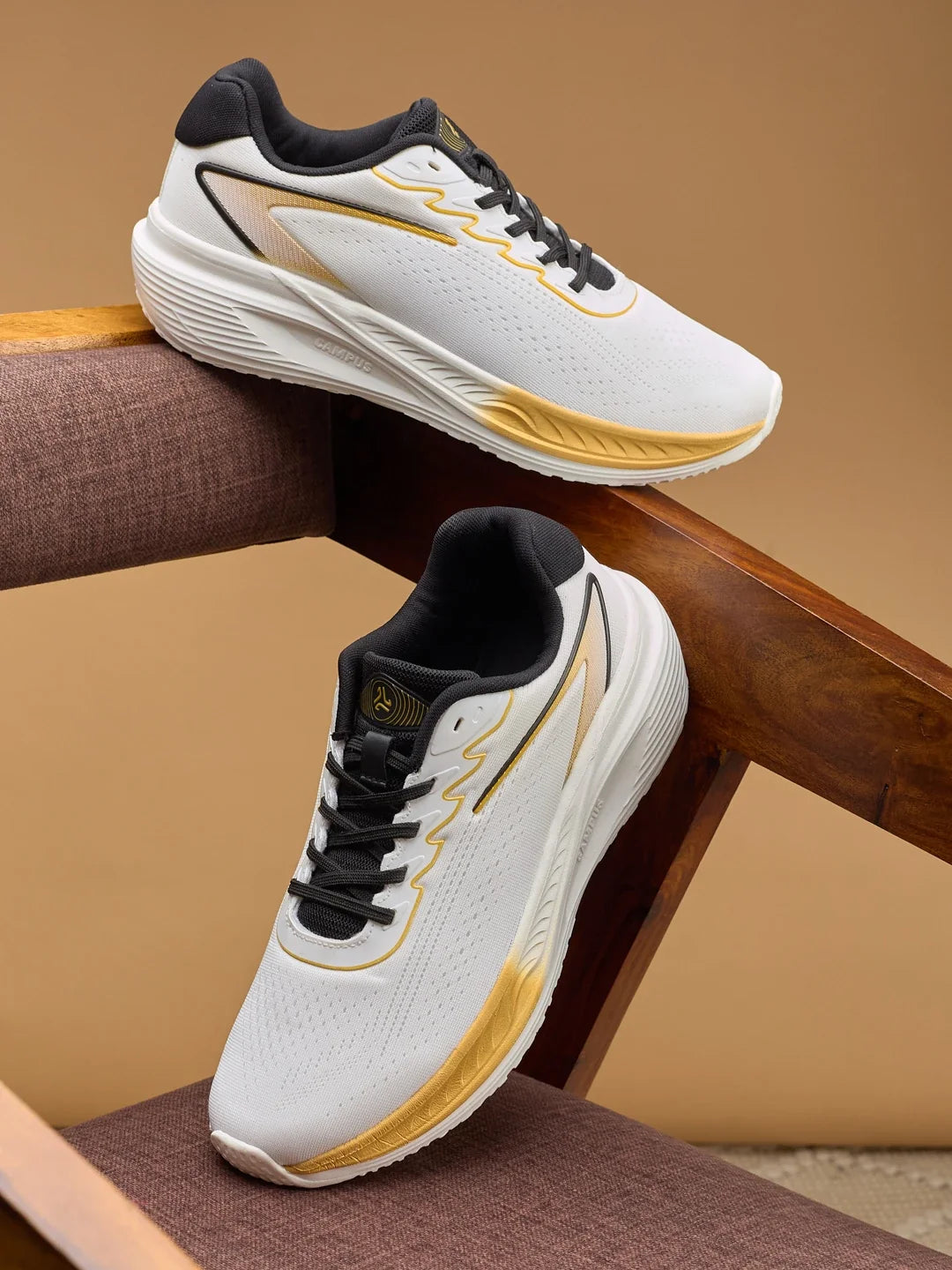 Campus FORCE White Mens Running Shoes