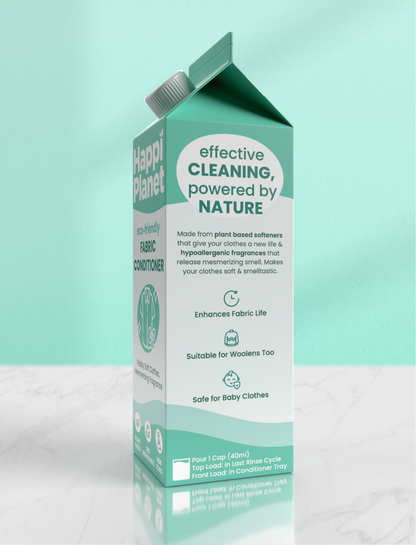 Happi Planet Natural Fabric Conditioner 1L Pack