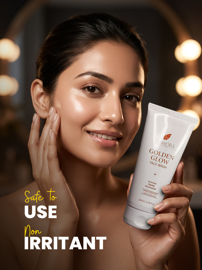 Flawora Golden glow Facewash