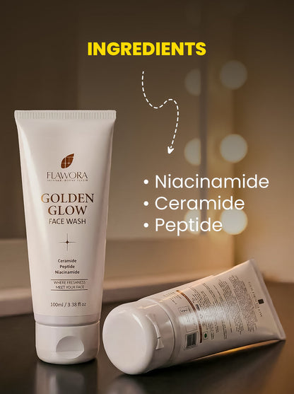 Flawora Golden glow Facewash
