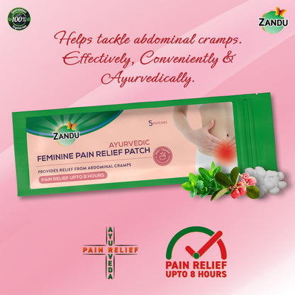 zandu feminine pain relief patch