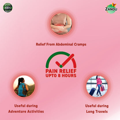 zandu feminine pain relief patch