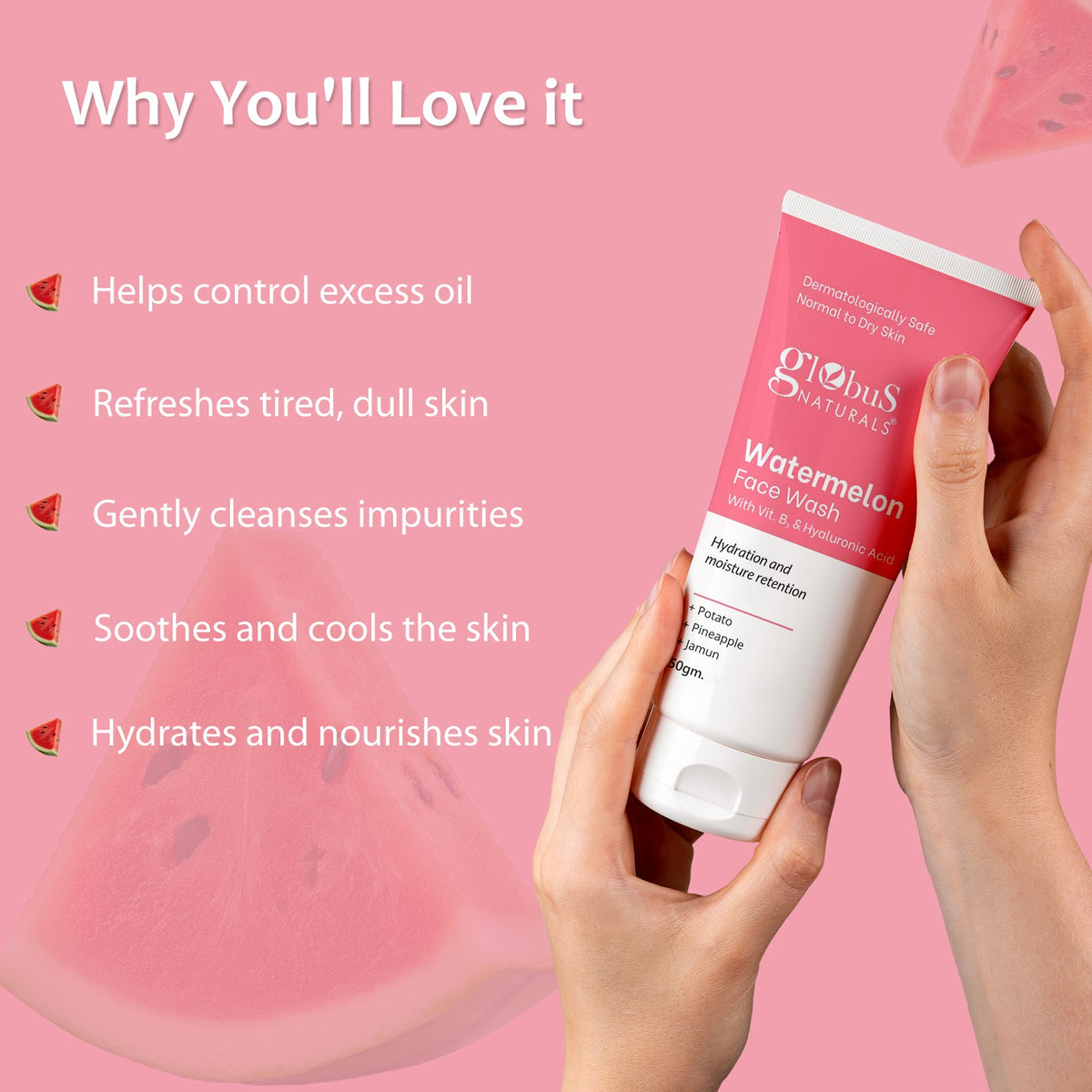 Globus Watermelon Face Wash