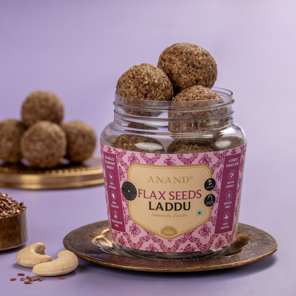 Anand Sweets Jaggery Flax Seed Laddu