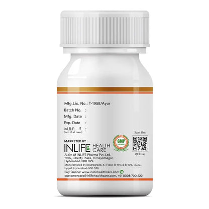 Inlife Flaxseed Oil Capsules Without Gelatin
