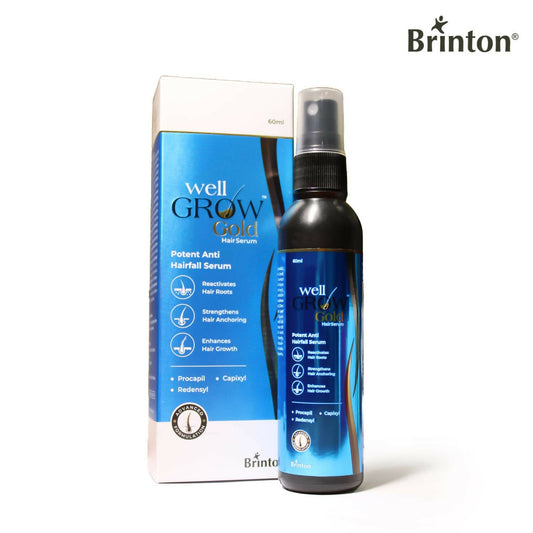 Brinton WellGrow Gold Hair Serum - PUSHMYCART