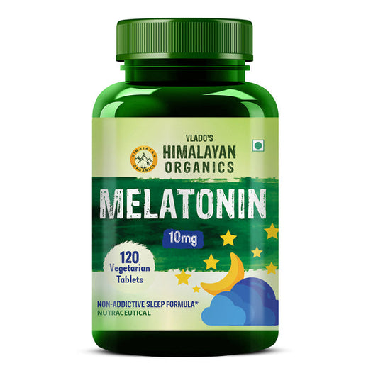 Himalayan Organics Melatonin 10mg Tablets