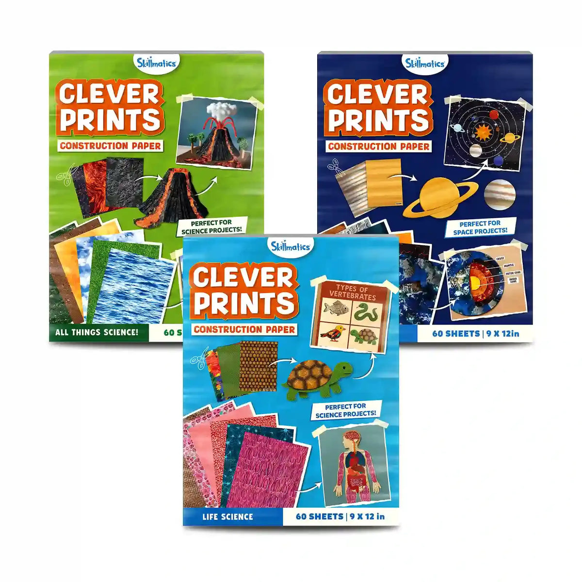 Skillmatics Crafting Paper Wonders Bundle 60 Sheets