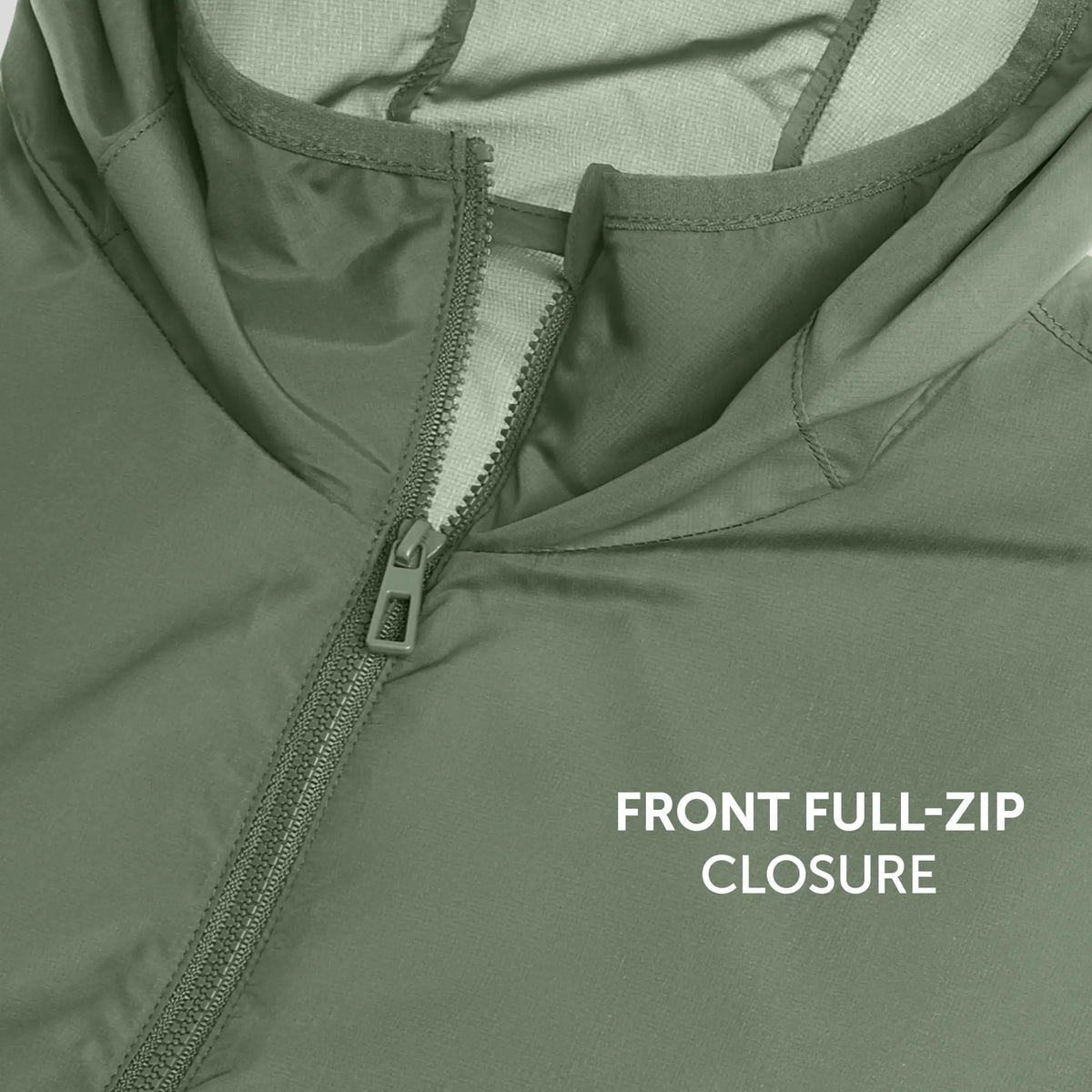 XYXX Ozone Polyester Parka Jacket - Sage Green - view 5