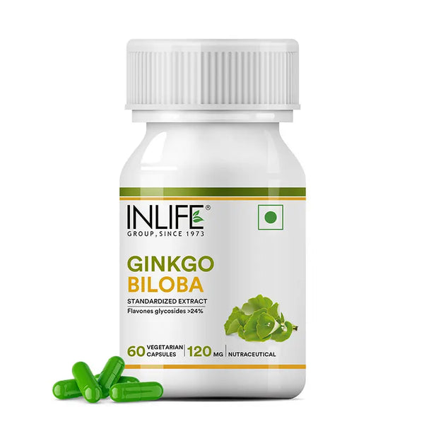 Inlife Gingko Biloba Extract 120mg Capsule