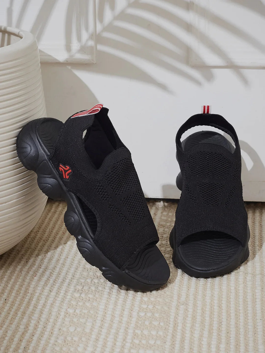 Campus GC 22170 Black Mens Sandals blk red