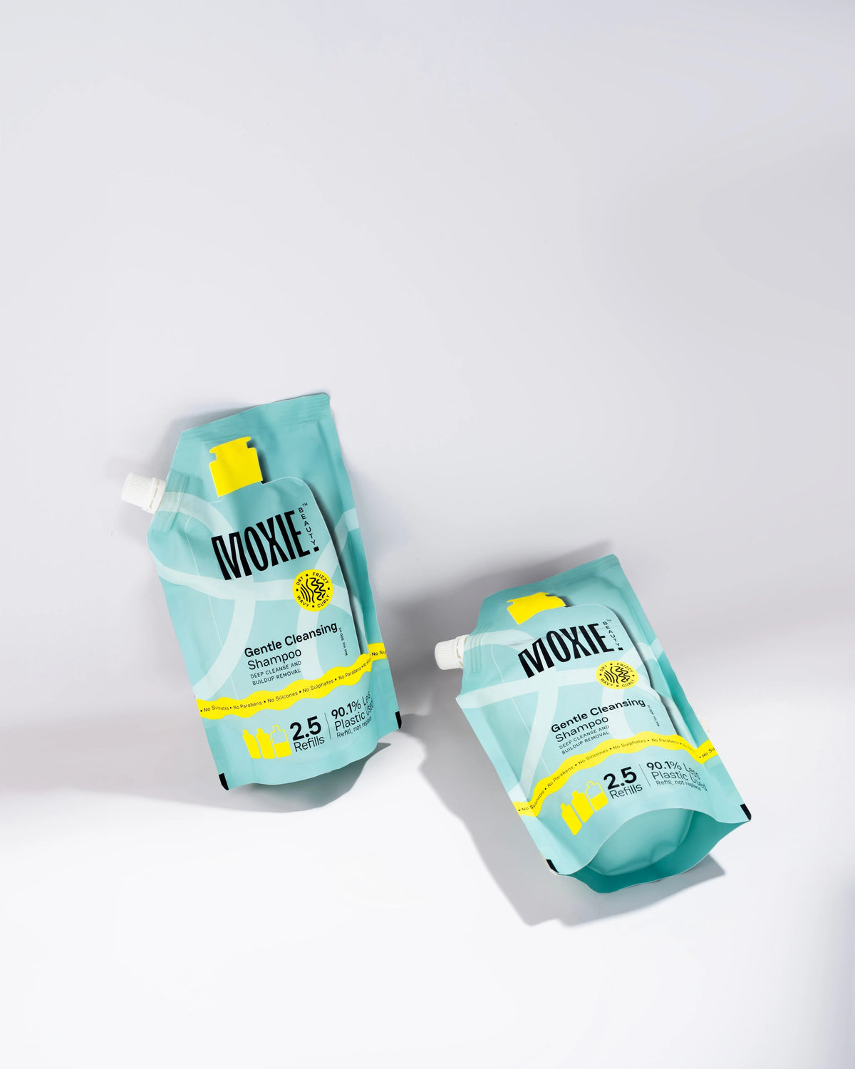 Moxie Beauty Rinse. Refill. Repeat. Shampoo + Refill Pouch (500ml + 200ml)