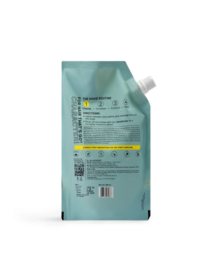 Moxie Beauty Rinse. Refill. Repeat. Shampoo + Refill Pouch (500ml + 200ml)
