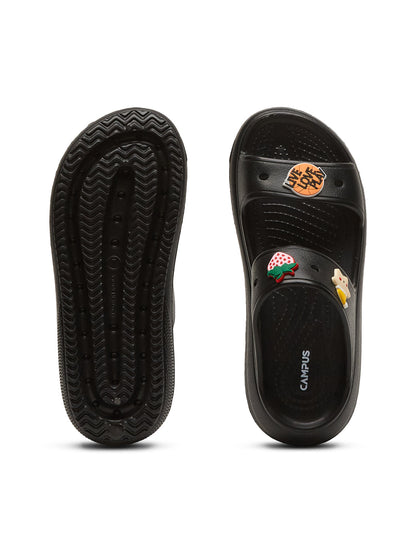 Campus GCW 7004 Black Womens Clogs