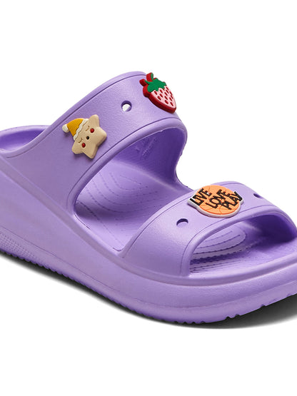 Campus GCW 7004 Purple Womens Clogs