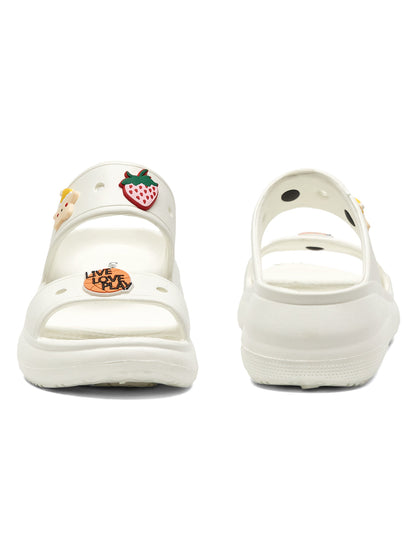Campus GCW 7004 White Womens Clogs