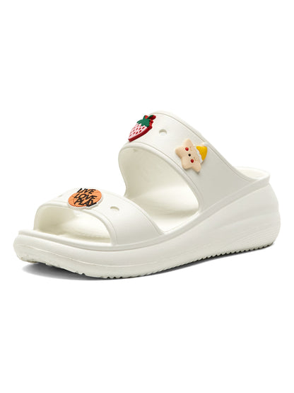 Campus GCW 7004 White Womens Clogs