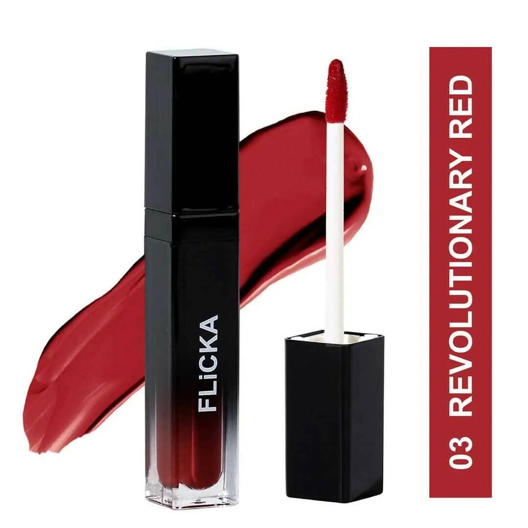 FLiCKA Set and Attack Liquid Matte Lipstick 03 Revolutionary Red ...
